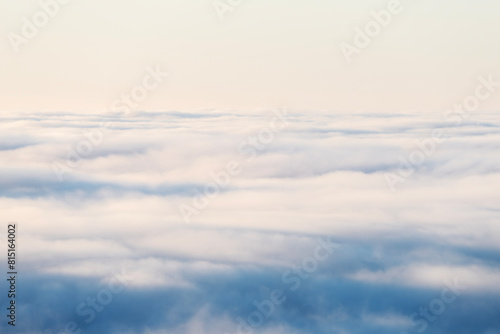 Heavenly cloud top background.  Soft milky cloudscape.  