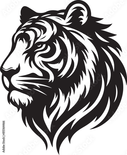 Wallpaper Mural lion head vector Torontodigital.ca