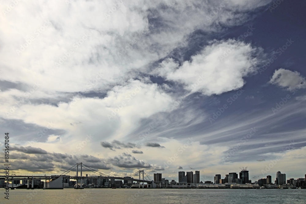 Panoramic view of Tokyo seen from Toyosu Panoramic view of Tokyo seen from Toyosu