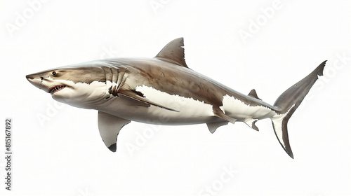 Shark isolated on white background