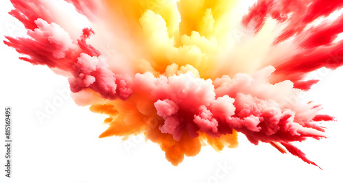 Żywa eksplozja kolorów przedstawioną na obrazku, odpowiednią nazwą może być „Spring Burst”. Nazwa ta odzwierciedla dynamiczną i odświeżającą atmosferę dzieła sztuki, przypominającą żywą energię 