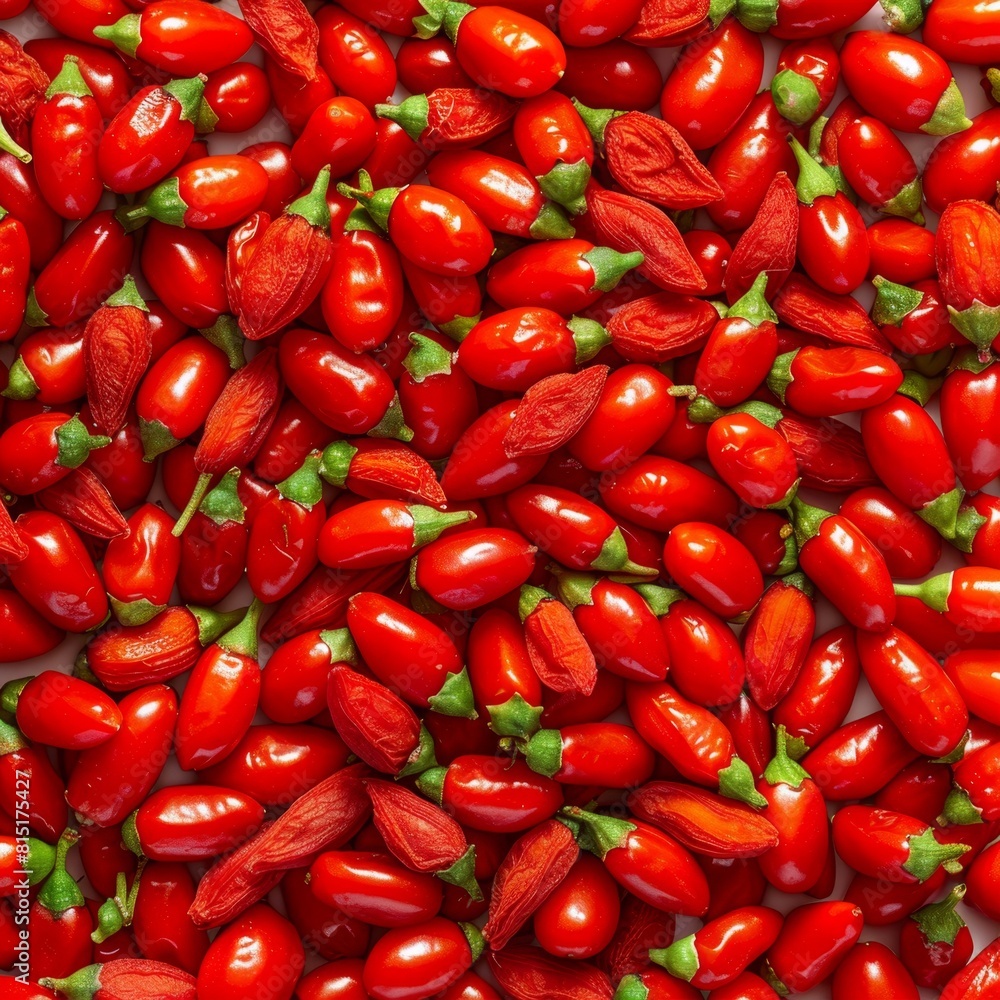 Goji Berry Texture Background, Lycium Barbaru, Chinese Wolfberry, Barbary Matrimony Vine Berries Goji Berry Texture Background, Lycium Barbaru, Chinese Wolfberry, Barbary Matrimony Vine Berries
