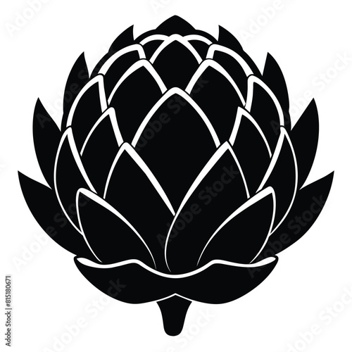 Artichoke vector Silhouette 