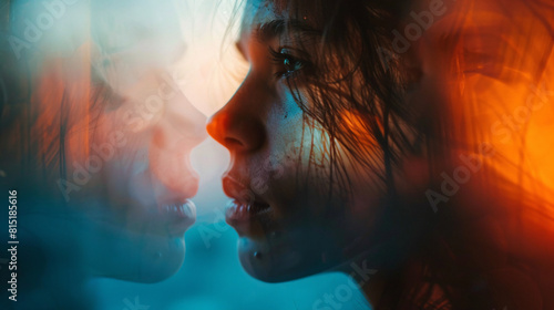 Intimate Portrait of Two Young Women