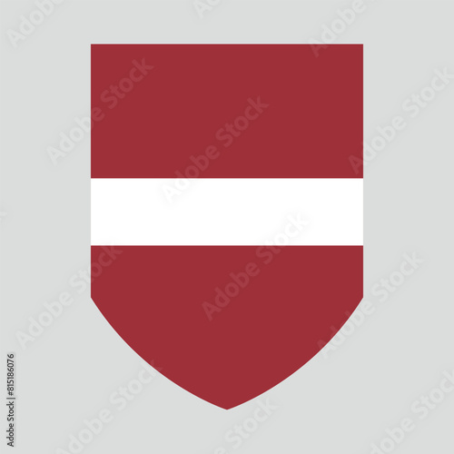Latvia Flag in Shield Shape Frame Free Download Latvia Flag in Shield Shape Frame - GFXLoad
