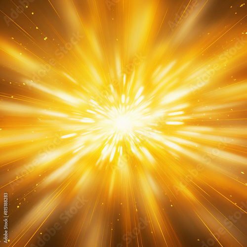 golden star burst  abstract golden yellow light sunburst ray background 