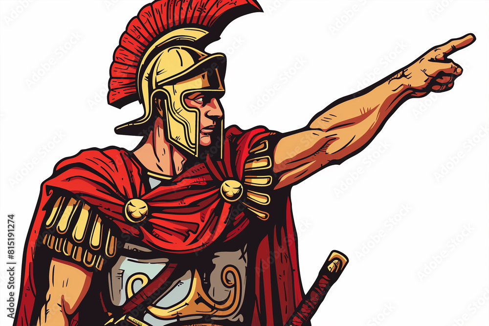 Obraz premium Ancient Roman Soldier