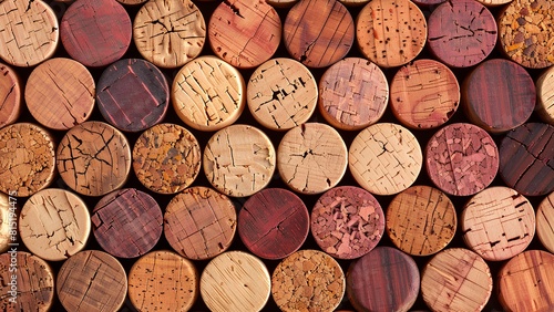 Wine corks background photo