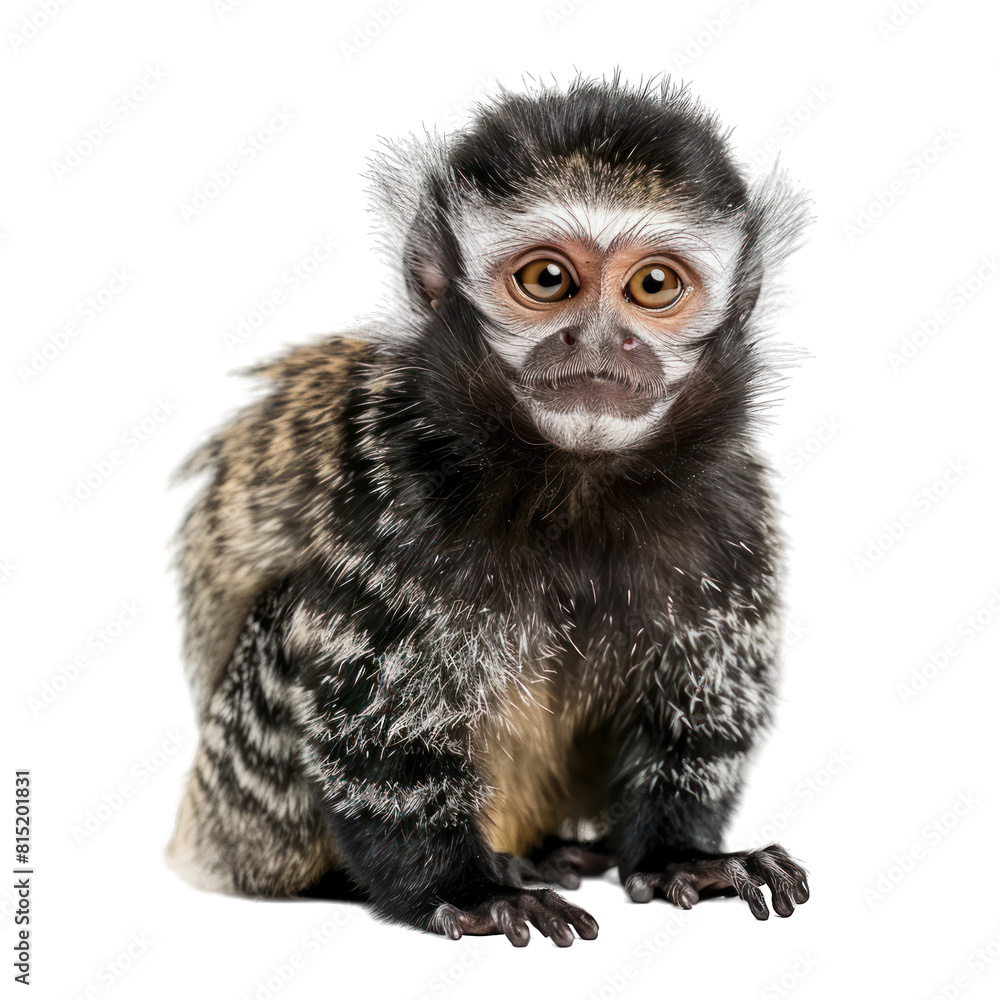 Marmoset monkey isolated on transparent background
Marmoset monkey isolated on transparent background