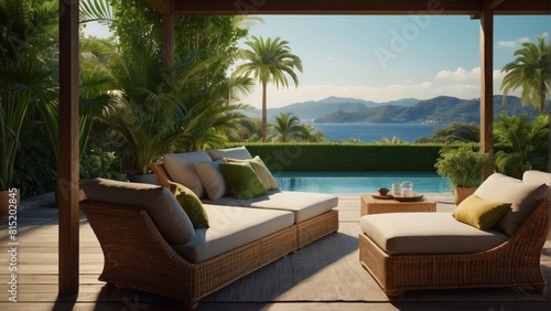 Luxury terrace in the tropics © Damian Sobczyk