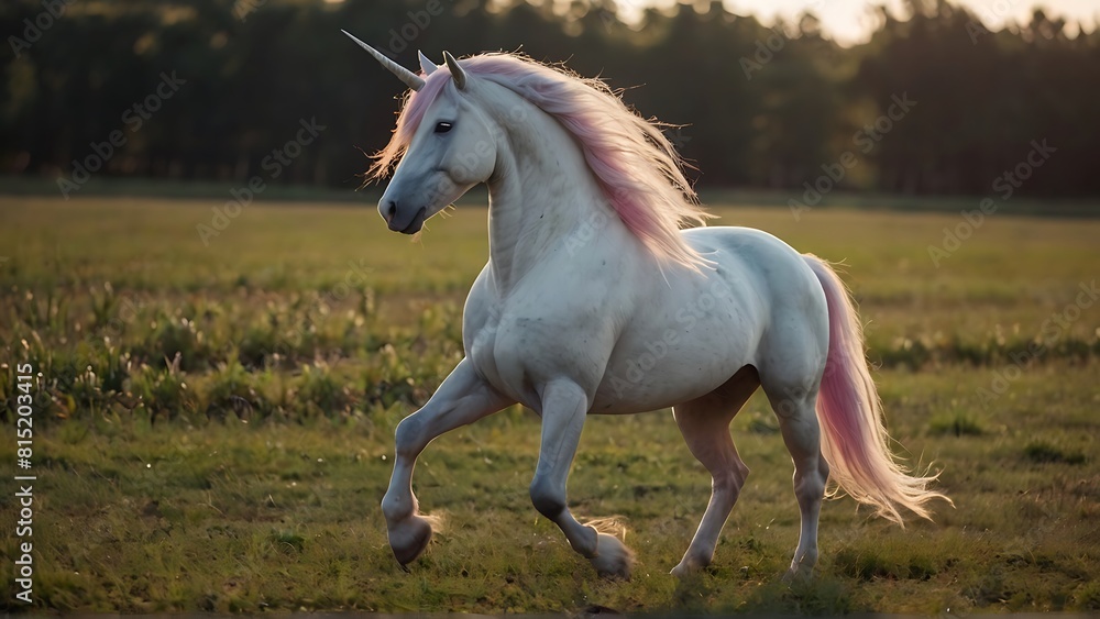 Angelic Horse with Majestic White Mane Angelic Horse with Majestic White Mane
