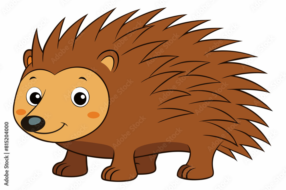 porcupine cartoon vector illustration porcupine cartoon vector illustration