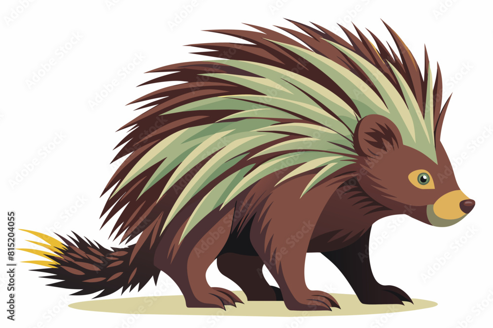 porcupine cartoon vector illustration porcupine cartoon vector illustration