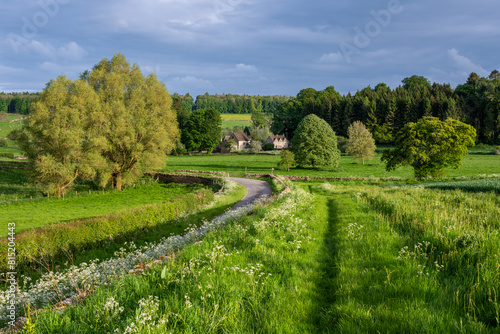 evening walk in the cotwolds