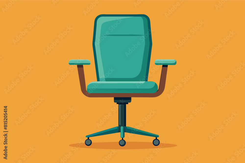 simple elegant vector illustration of a modern office chair simple elegant vector illustration of a modern office chair