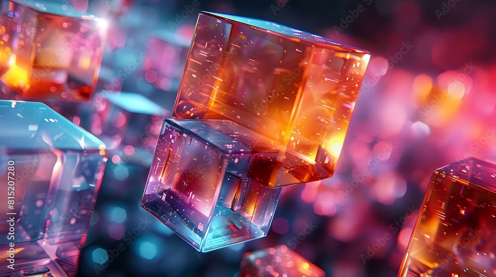 Crystal Cubes: Contemporary 3D Art with Translucent Elements Crystal Cubes: Contemporary 3D Art with Translucent Elements