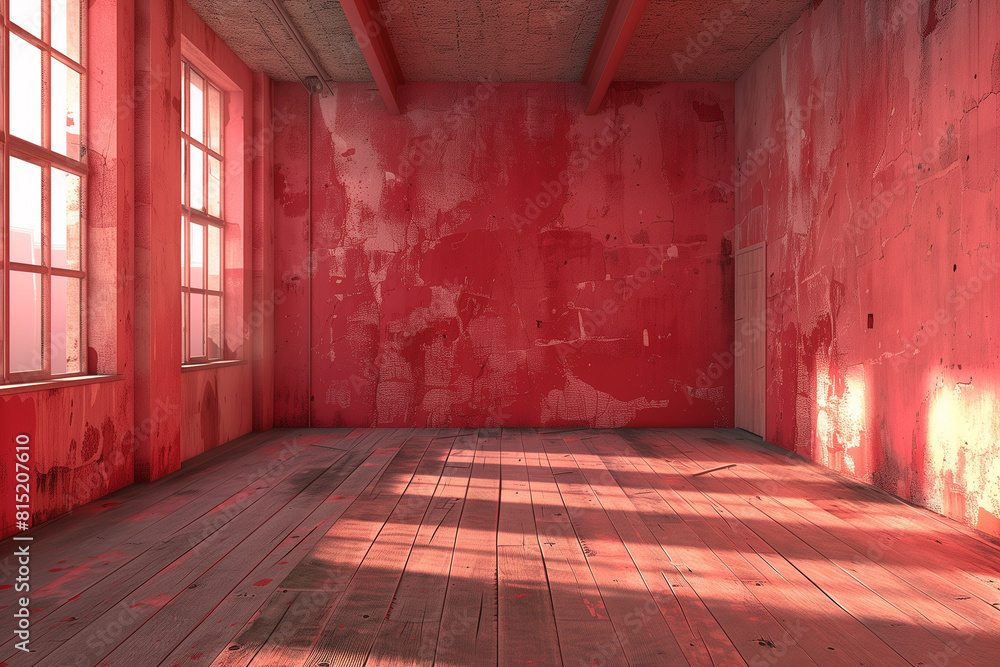 Empty room interior background. 3d rendering