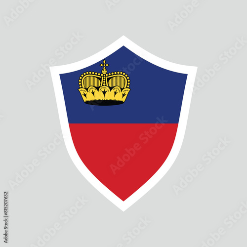 Liechtenstein Flag in Shield Shape Frame Free Download Liechtenstein Flag in Shield Shape Frame - GFXLoad