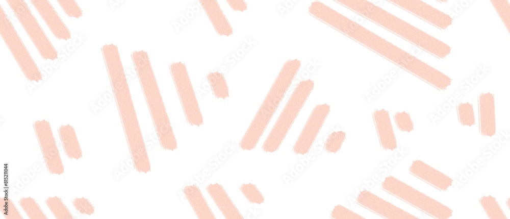 Seamless abstract textured pattern. Simple background pink, white. Triangles, lines. Digital brush strokes. Design for textile fabrics, wrapping paper, background, wallpaper, cover. Seamless abstract textured pattern. Simple background pink, white. Triangles, lines. Digital brush strokes. Design for textile fabrics, wrapping paper, background, wallpaper, cover.