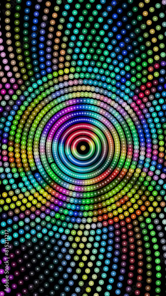 Abstract Pattern Of colorful Circles vertical video Abstract Pattern Of colorful Circles vertical video
