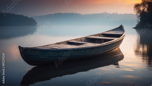 boat at sunset © Елена Tomaeva