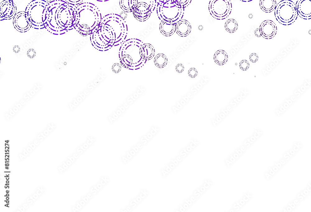 Light Purple vector cover with spots. Light Purple vector cover with spots.