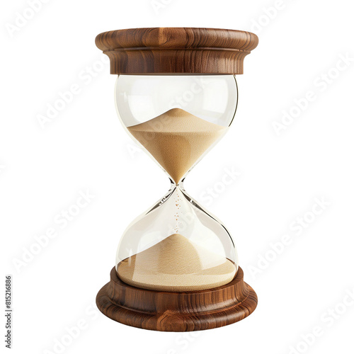 hourglass isolated on white background