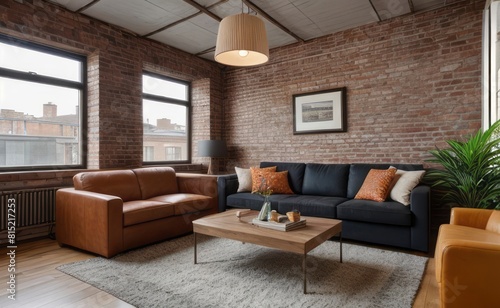 Exposed Brick Loft with Vintage Accents © Rezhwan