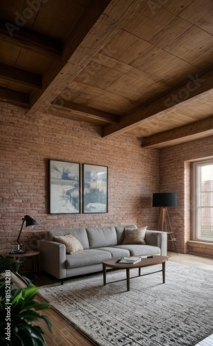 Exposed Brick Loft with Vintage Accents