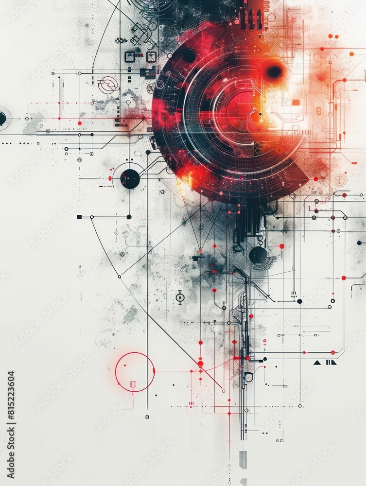 Concept of digital currency, with a futuristic or abstract design Concept of digital currency, with a futuristic or abstract design