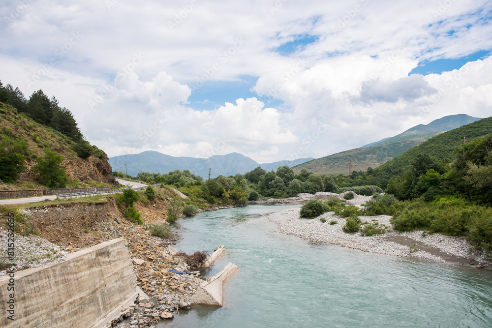 The beautiful landscape of North Albania The beautiful landscape of North Albania