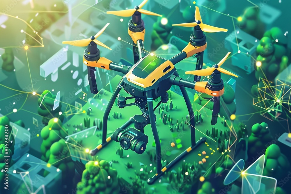 Drone-aided irrigation optimization strategies