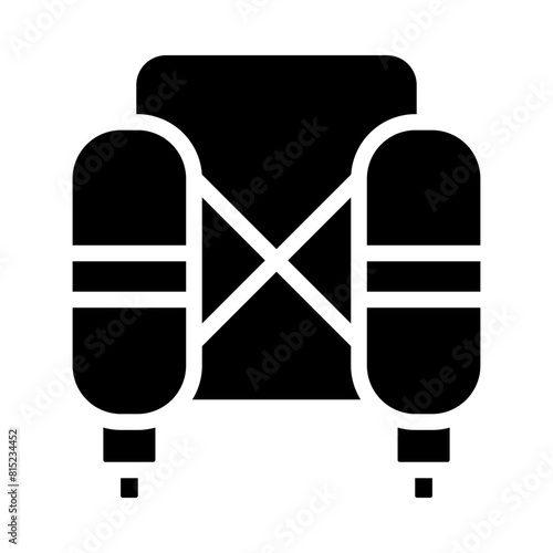 Jetpack Glyph Icon Design