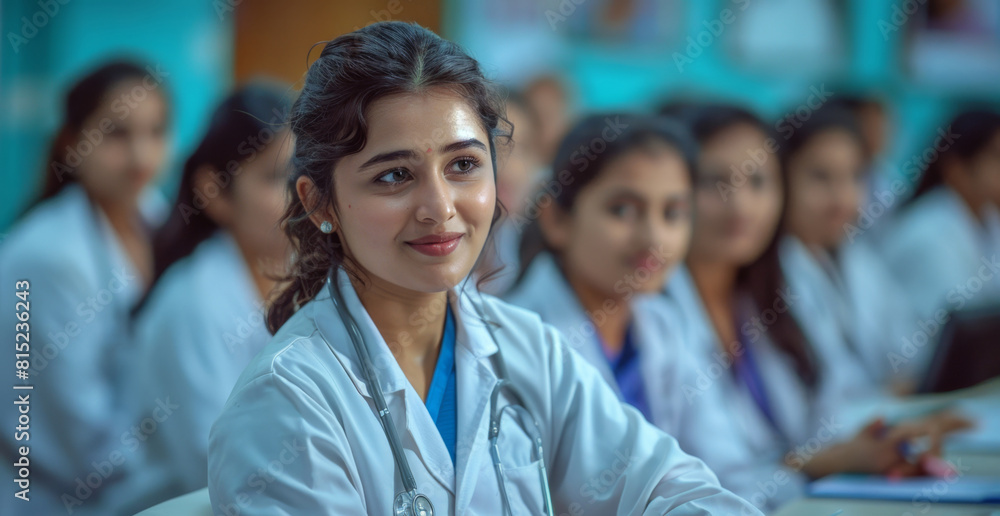 medical team collaboration, indian female doctors collaborate in a hospital conference room, discussing a patients case to ensure optimal care by sharing knowledge and expertise medical team collaboration, indian female doctors collaborate in a hospital conference room, discussing a patients case to ensure optimal care by sharing knowledge and expertise