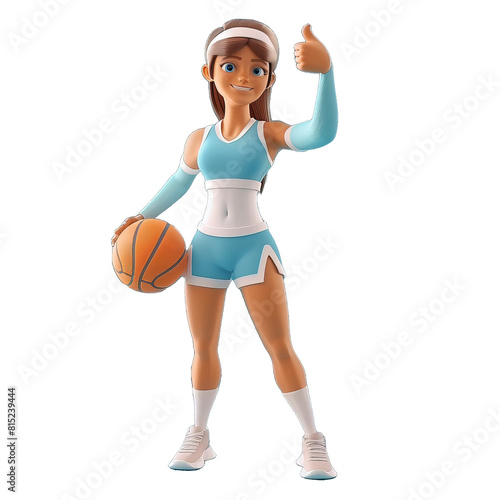 cartoon character of a youn...