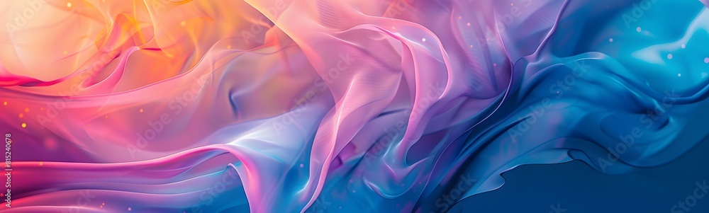 Obraz premium colorful wave background landscape