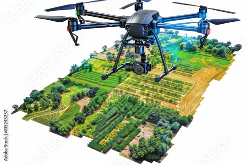 Sustainable drone technology supports aerial spraying and crop care in modern agricultural practices