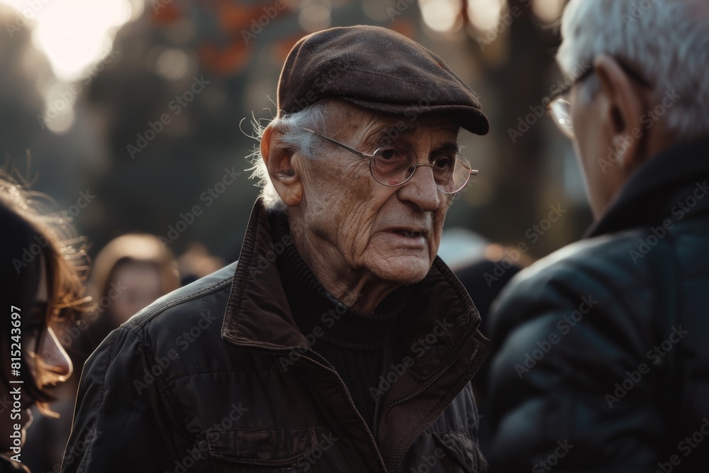 Thousands of people gather outside Milan Fashion Week Fall / Winter 2019/2020 in Milan.