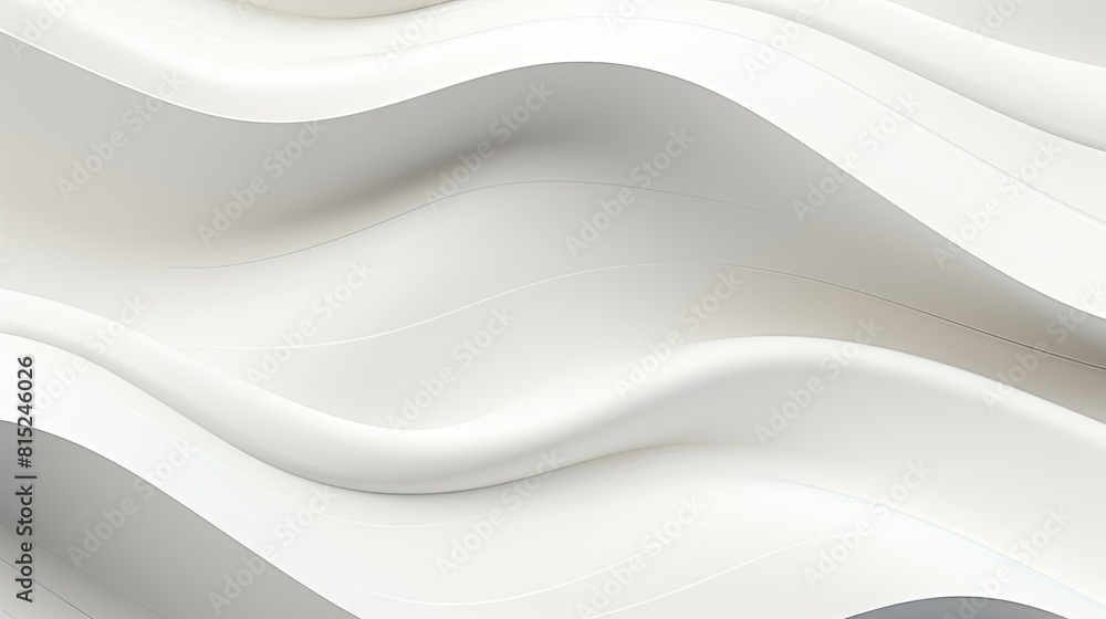 Fototapeta premium Abstract wallpaper background with smooth and curved lines created by folding paper in the shape of waves