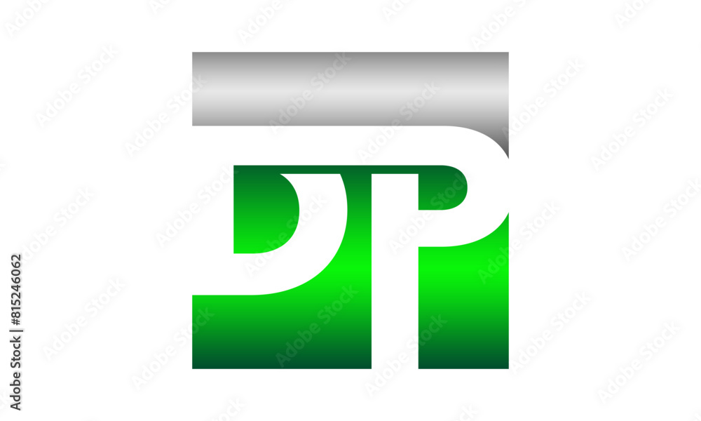Letter DP alphabet illustration design vector Letter DP alphabet illustration design vector