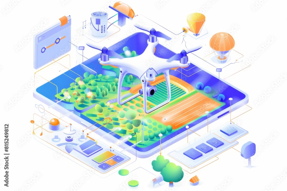 Environmental adaptations in desert agriculture benefit from smart farming tech and drone field assessments Environmental adaptations in desert agriculture benefit from smart farming tech and drone field assessments