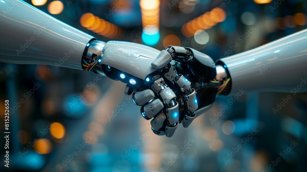 Robot hand in laboratory. Futuristic concept. Robot hand in laboratory. Futuristic concept.