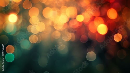 Wallpaper Mural A beautiful nighttime view of midnight city with a blurred, bokeh effect Torontodigital.ca