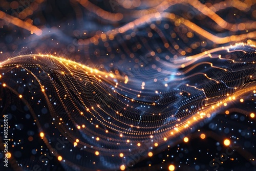 Abstrac tecnology background , connection , quantum computer.