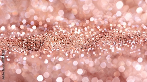 Glistening with elegance and charm this rose gold glitter texture adds a touch of sparkle to the perfect pink backdrop for Christmas holiday celebrations or special occasions Ideal for enha