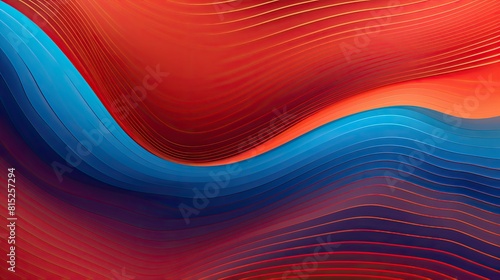 Abstract wavy background with undulating lines and curves