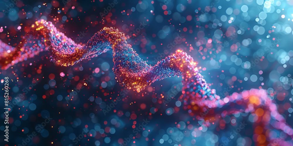 DNA gene background. Abstract molecule 3D DNA gene background. Abstract molecule 3D
