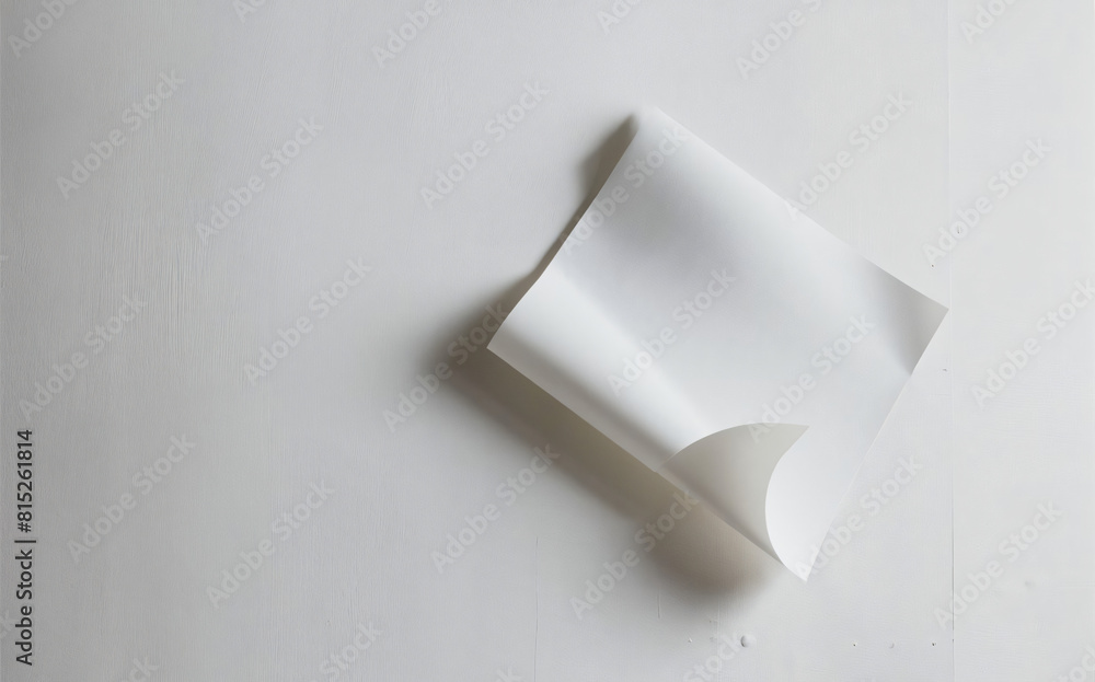 Background: 1 sheet of crumpled and blank white paper, in the middle there is space for writing, as needed Background: 1 sheet of crumpled and blank white paper, in the middle there is space for writing, as needed