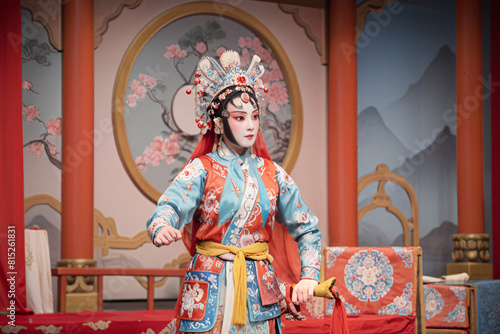 Traditional Chinese Beijing Opera performance