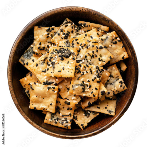 Bowl of Japanese Rice Crack...